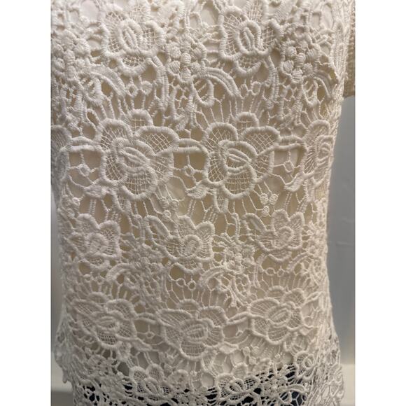Nanette Nanette Lepore Lace Top – Canola Cream – NWT - Size Medium - Picture 2 of 11
